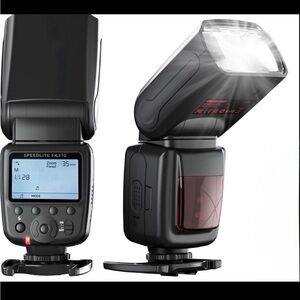 PHOTOOLEX LCD Camera Flash Speedlite FK310 Canon Nikon Sony Panasonic Olympus